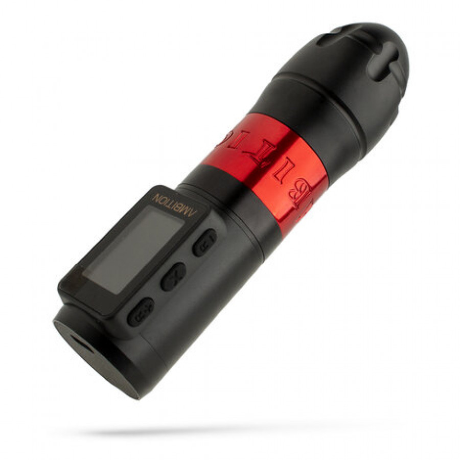 Беспроводная тату машинка Ambition Vibe Max Red (2.5 - 4.5 мм)